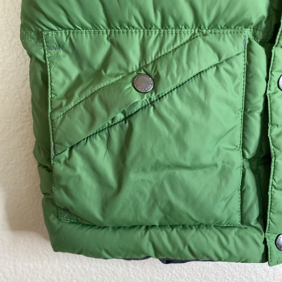 Lands End puffer vest green kids size 8/small unisex EUC - Picture 2 of 6